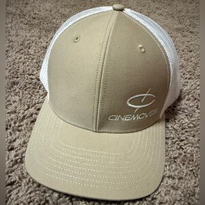 Cinemoves Tan and White Trucker Hat Cast & Crew Gift